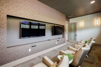 Beautifully Appointed Movie Room at Altitude 970, Kansas City